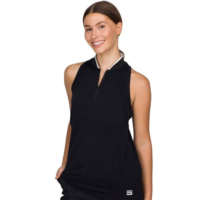 Three Sixty Six Women's Sleeveless Racer Tank Golf Polo Product Image