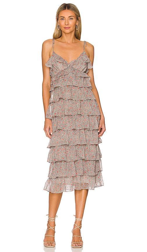 Tularosa Tatum Midi Dress in Julian Floral Size L, XS. product image