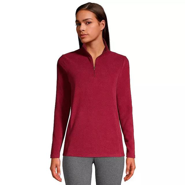 Petite Lands End 1/4-Zip Fleece Pullover, Womens Product Image