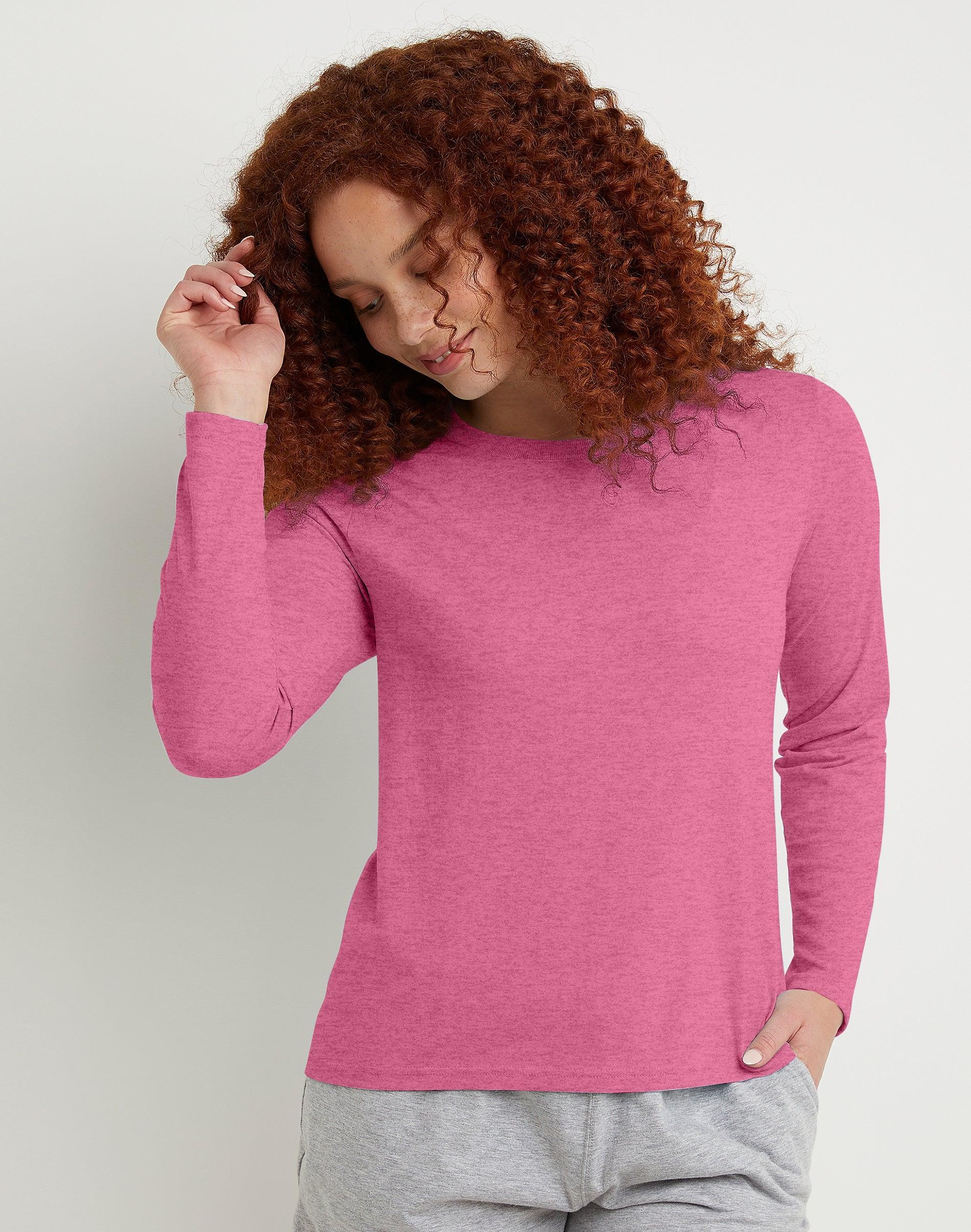 Womens Hanes Originals Long Sleeve Tri-Blend Tee Product Image