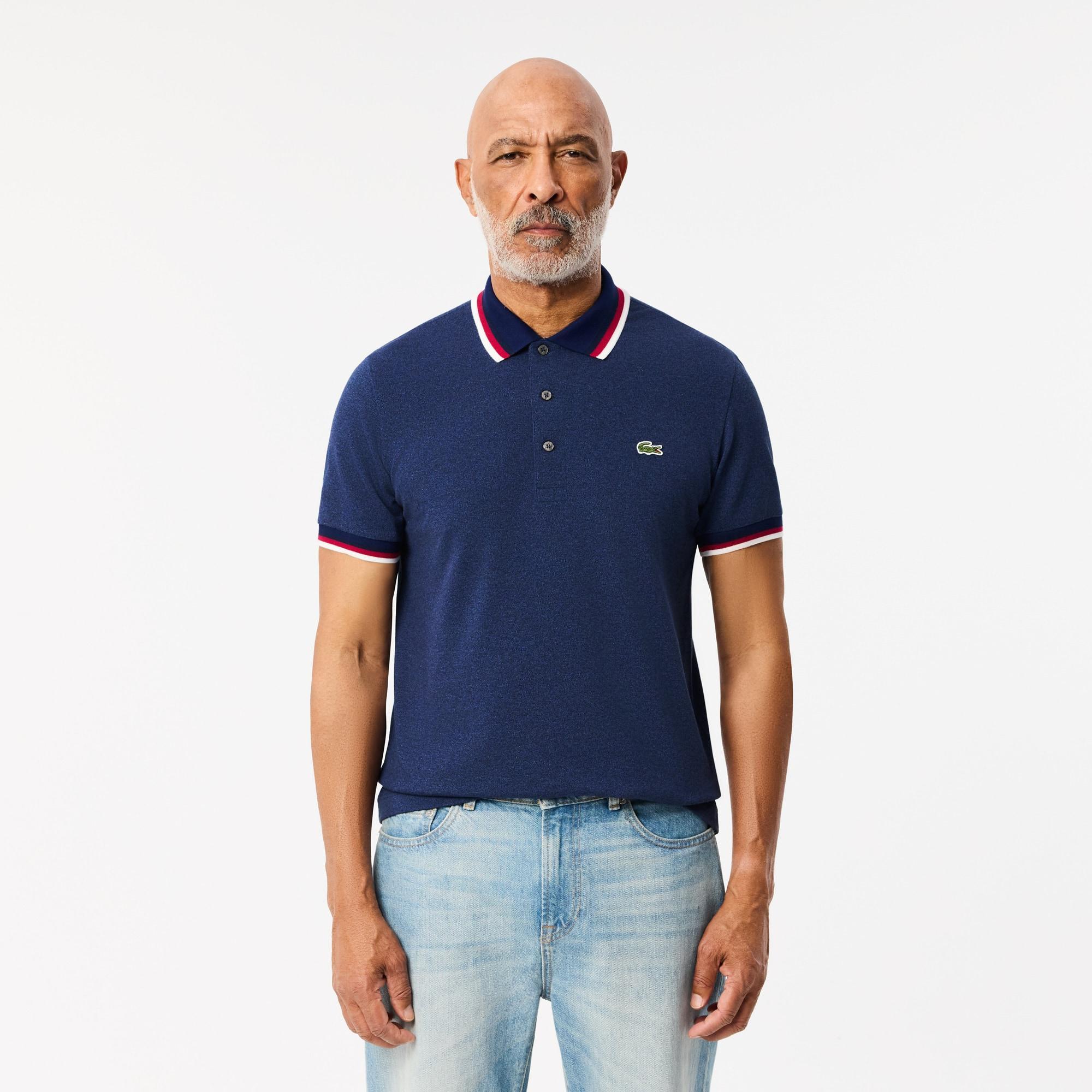 Men's Regular Fit Stretch Mini Piqué Polo Product Image