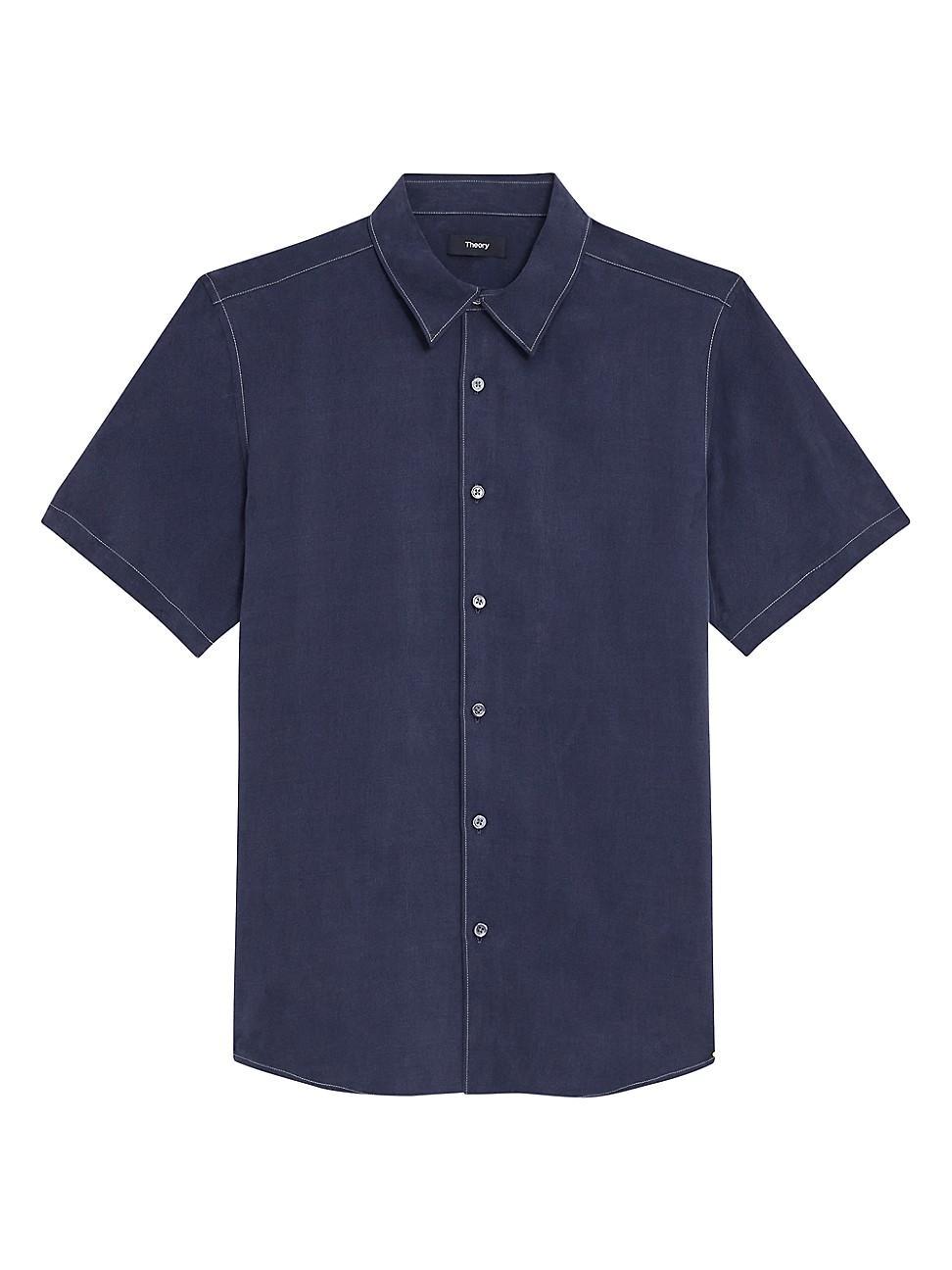 Mens Irving Fluid Lyocell Short-Sleeve Shirt Product Image