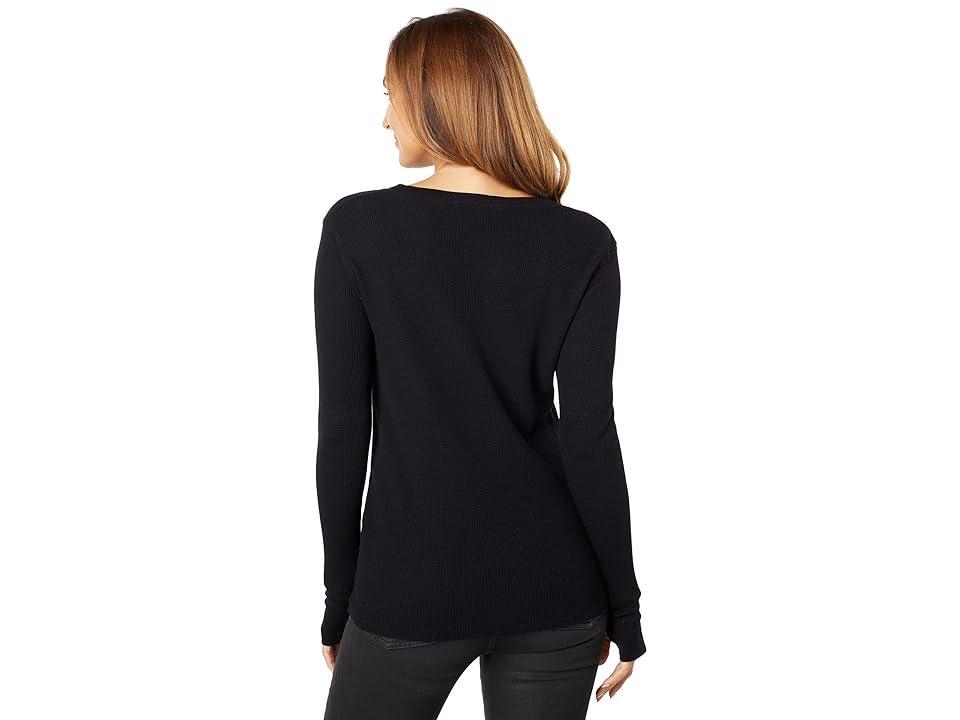 Mod-o-doc Thermal Long Sleeve Tee with Thumb-Holes 1) Women's Clothing Product Image