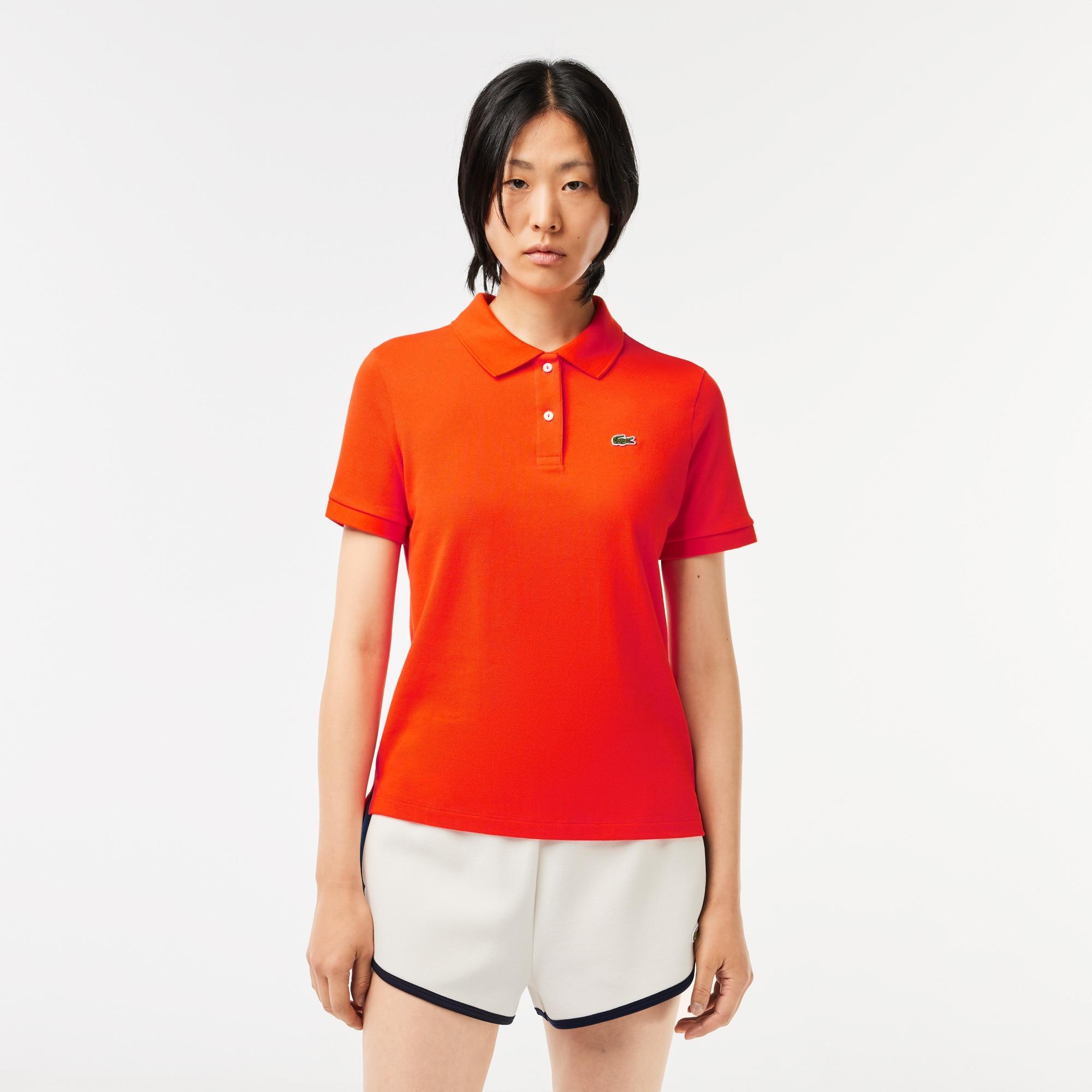 Women's Regular Fit Soft Cotton Petit Piqué Polo Product Image