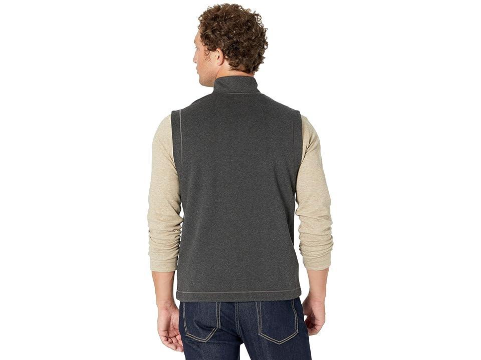 Johnston & Murphy Reversible Solid Vest (Charcoal/Blue) Men's Clothing Product Image