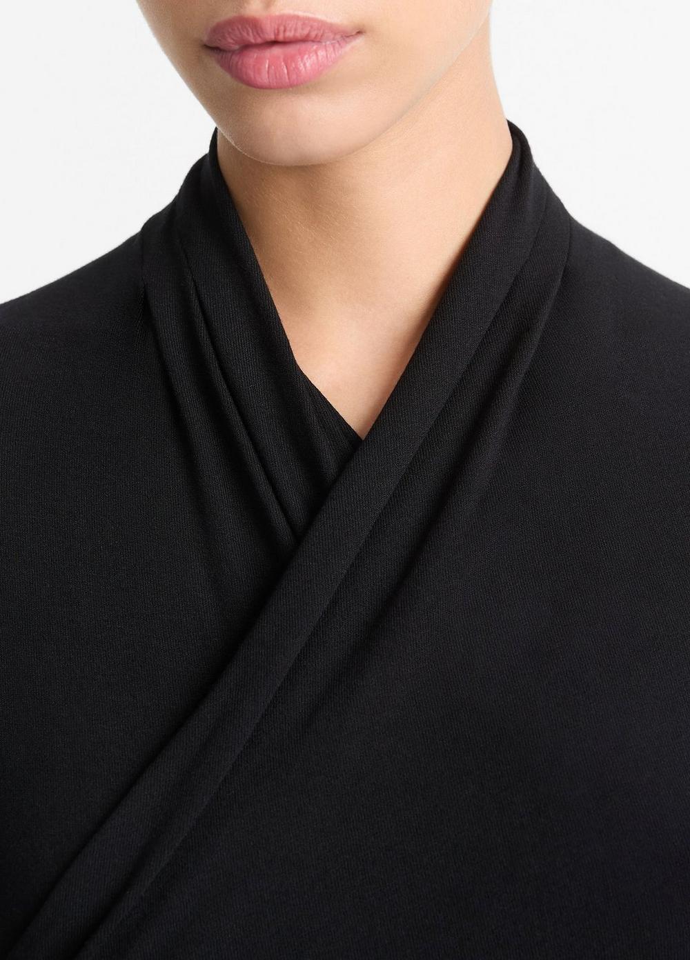 Fixed Wrap Long-Sleeve Top Product Image