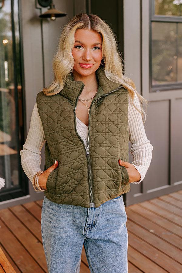 Evergreen Bliss Quilted Vest product image