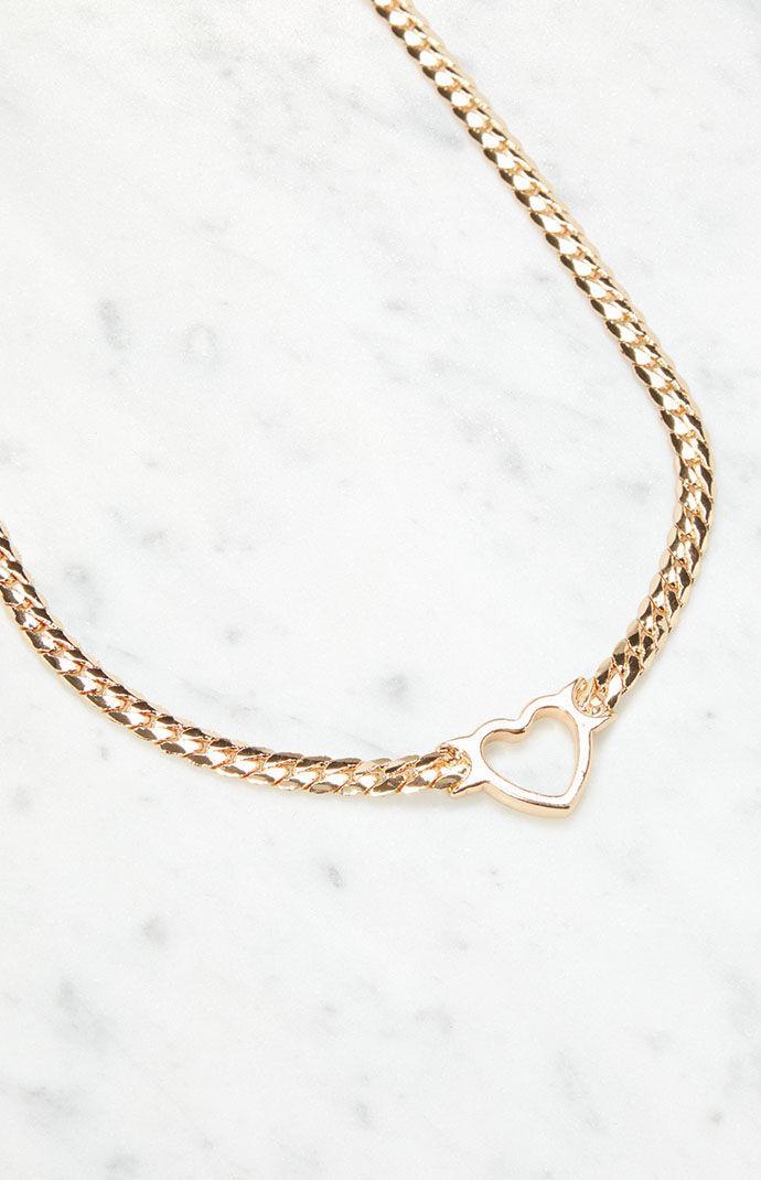 Heart Chain Necklace Product Image