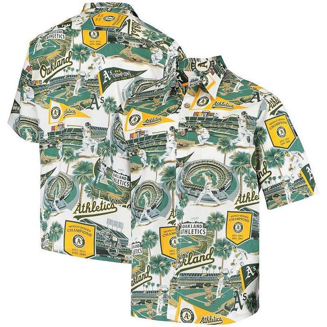 Mens Reyn Spooner Oakland Athletics Scenic Button-Up Shirt Product Image