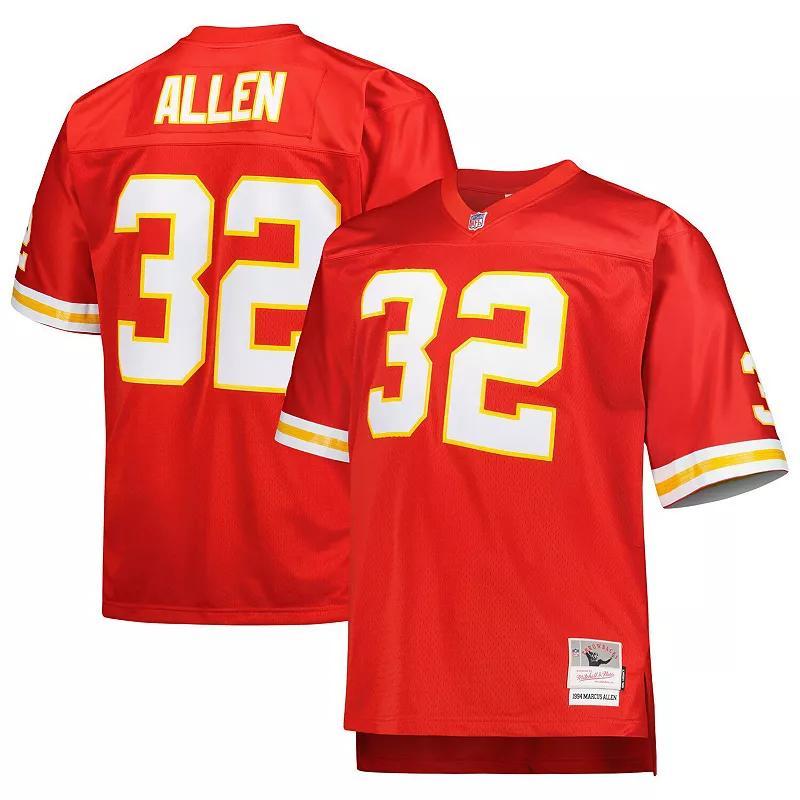 Mens Mitchell & Ness Marcus Allen Kansas City Chiefs Big & Tall 1994 Retired Player Replica Jersey Product Image