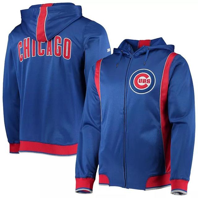 Mens Stitches Royal/Red Chicago Cubs Team Full-Zip Hoodie Product Image