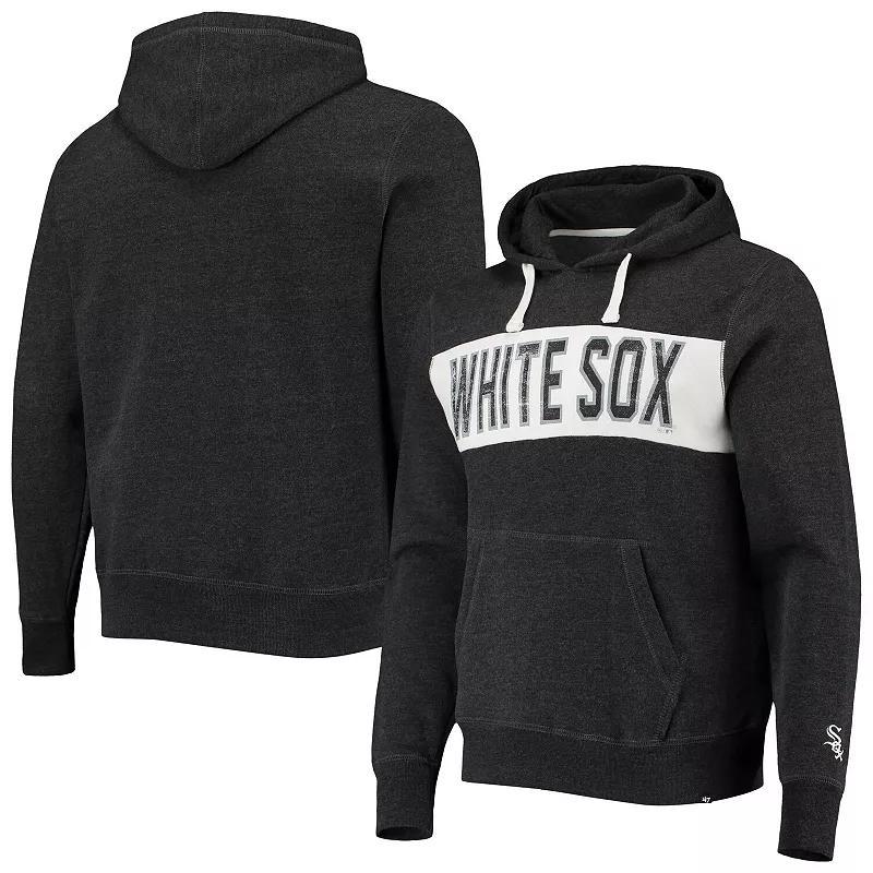 Mens 47 Heathered Black Chicago White Sox Team Pullover Hoodie Product Image