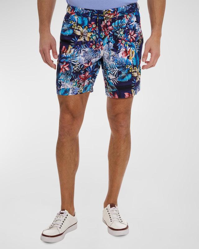 Robert Graham Merrick Floral Flat Front Shorts Product Image