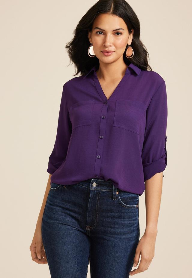 Winona Button Down Blouse Product Image