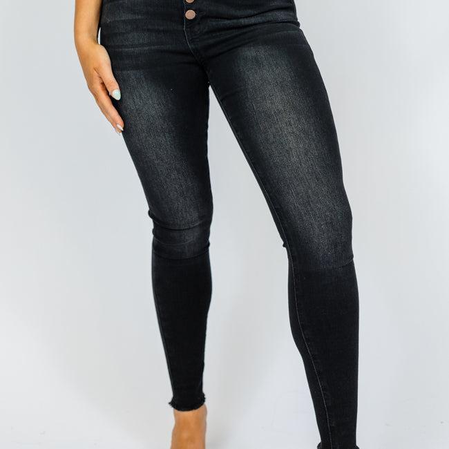 Chelsie Black Skinny Jeans Product Image