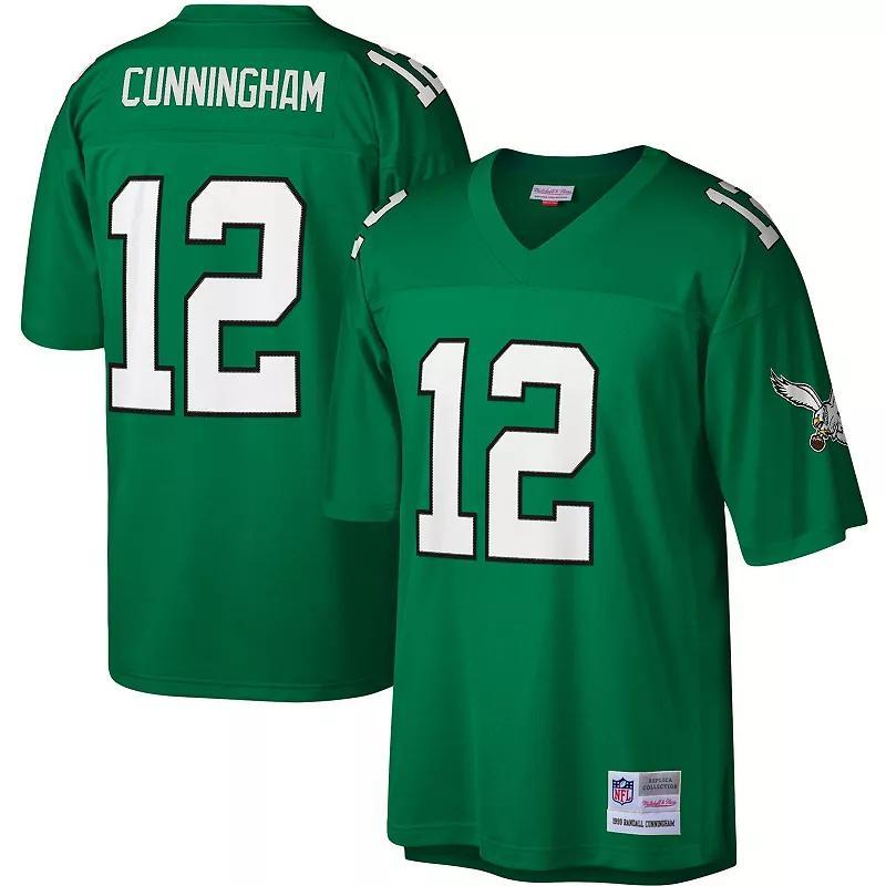 Mens Mitchell & Ness Randall Cunningham Kelly Philadelphia Eagles Legacy Replica Jersey Product Image