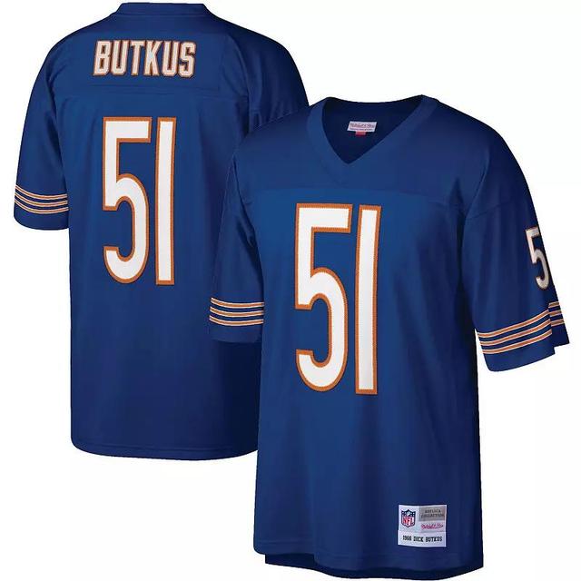 Mens Mitchell & Ness Dick Butkus Chicago Bears Legacy Replica Jersey Blue Product Image