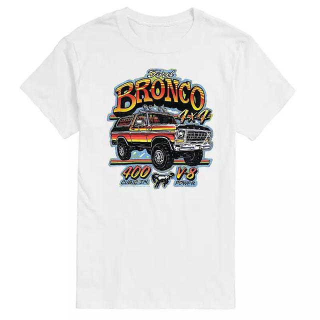 Big & Tall Ford Bronco V-8 Vintage Graphic Tee, Mens Product Image