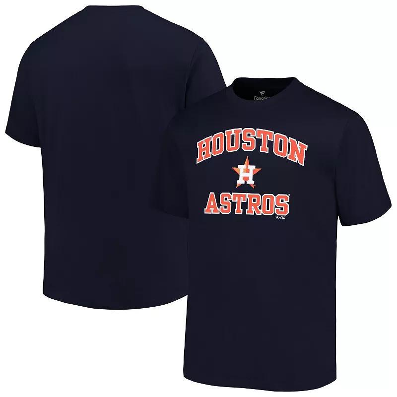 Mens Profile Houston Astros Big & Tall Heart & Soul T-Shirt Blue Product Image