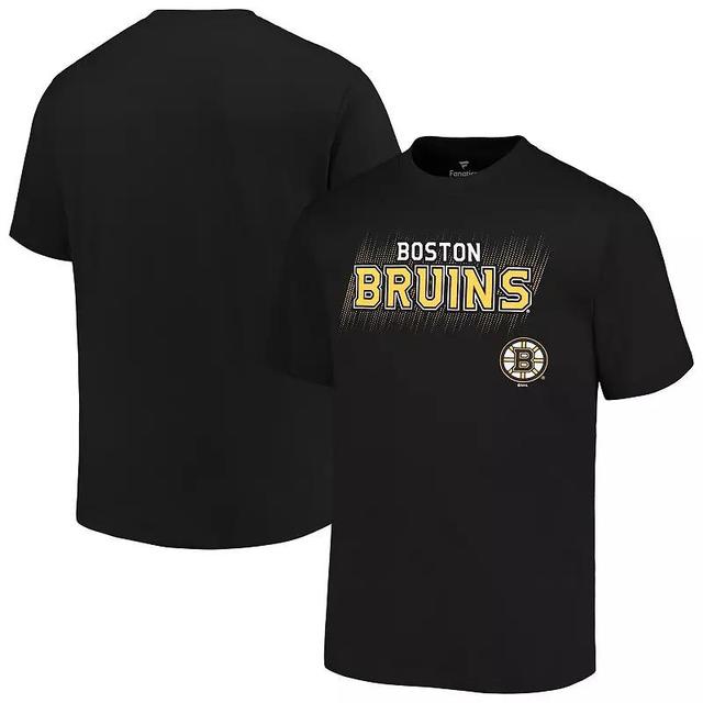 Mens Fanatics Boston Bruins Big & Tall Wordmark T-Shirt Product Image