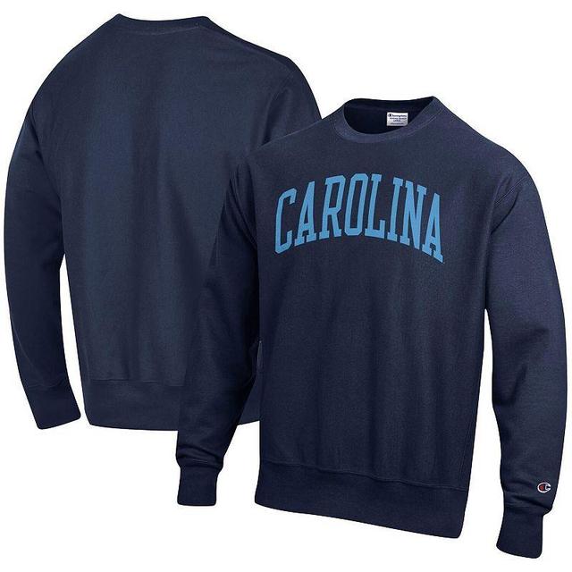 Mens Champion North Carolina Tar Heels Arch Reverse Weave Pullover Sweatshirt Blue Product Image