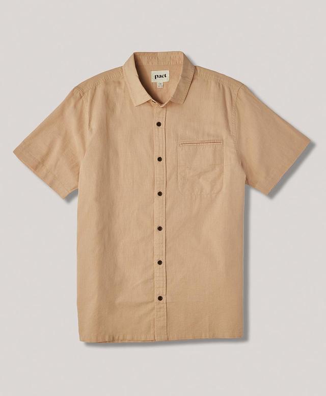 Mens Canopy Linen Blend Button Up XL Product Image