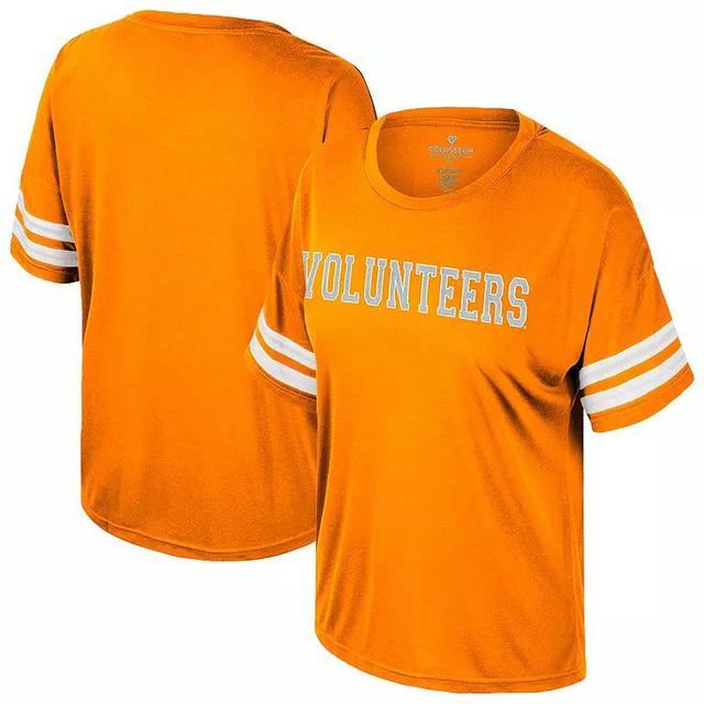 Womens Colosseum Tennessee Tennessee Volunteers Treasure Oversized Sequin T-Shirt Product Image