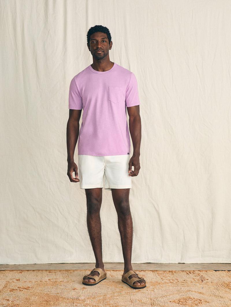 Sunwashed Pocket Tee - Summer Violet Product Image