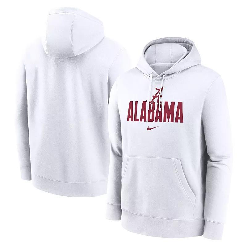 Mens Nike Alabama Crimson Tide Primetime Club Fleece Pullover Hoodie Product Image