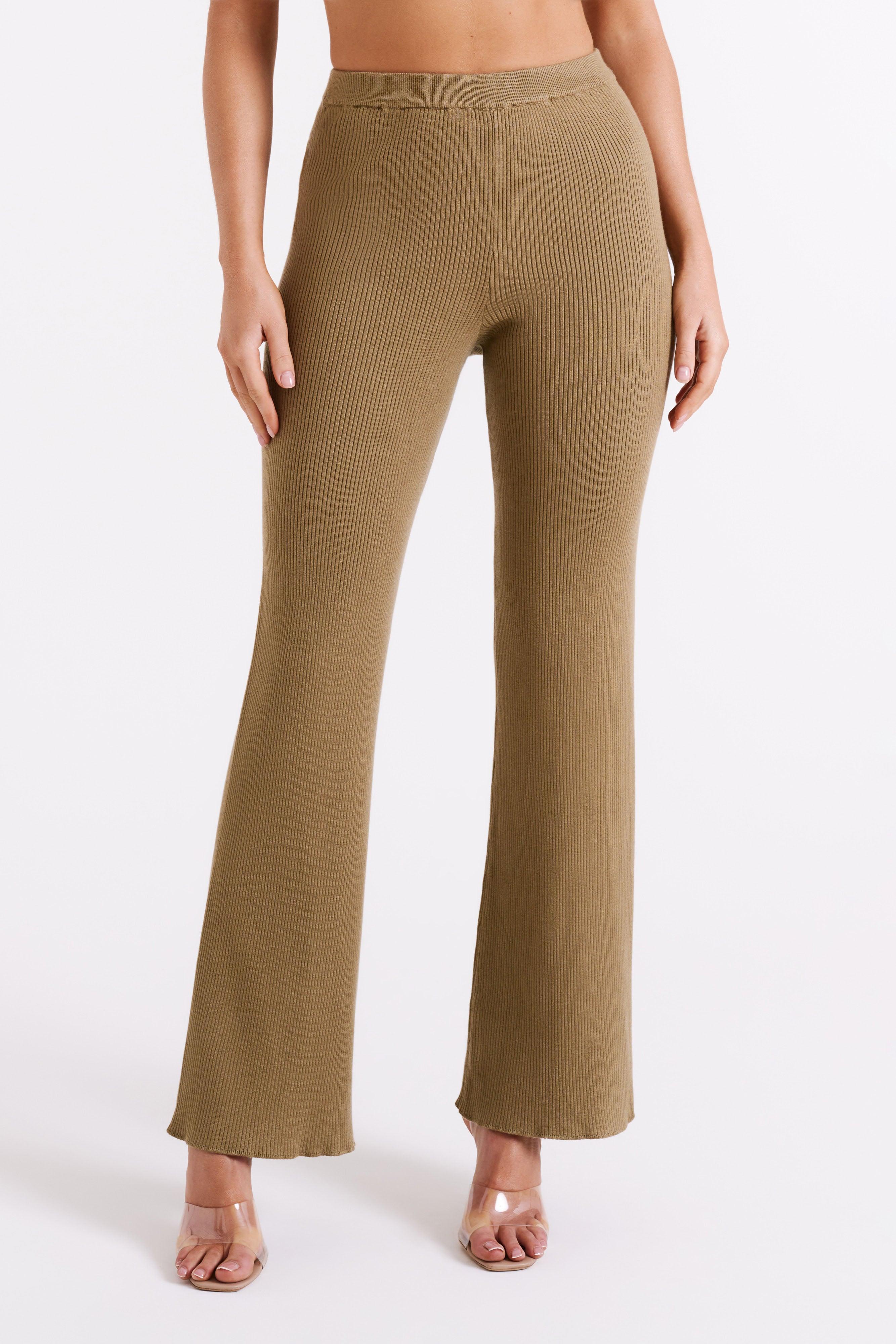 Jovie Knit Pants - Olive Product Image