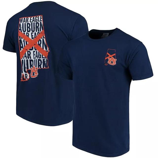 Mens Auburn Tigers Flag Local Comfort Color T-Shirt Blue Product Image