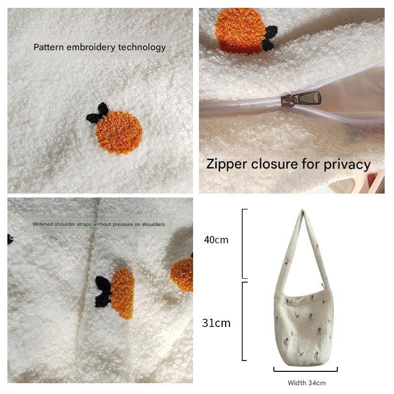 Fleece Bucket Bag Product Image