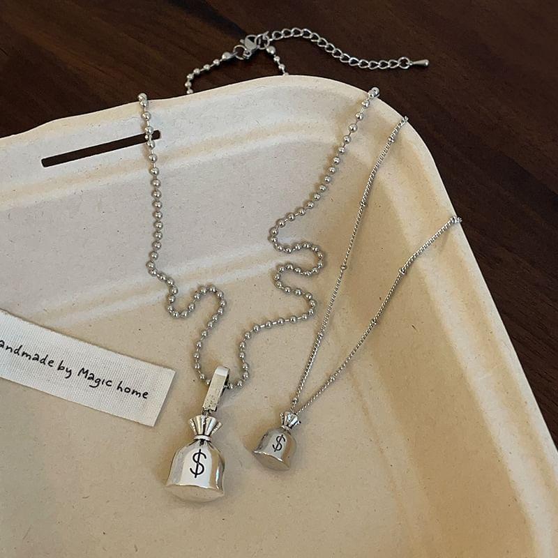 Bag Pendant Necklace Product Image