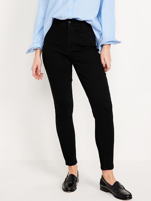 High-Waisted Wow Super-Skinny Jeans Product Image