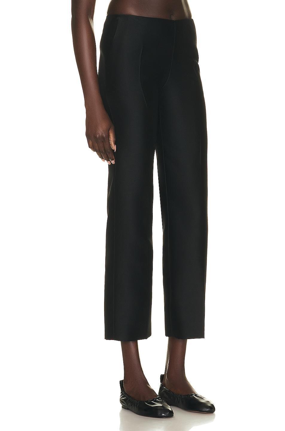 The Row Flame Straight Leg Wool & Silk Pants Product Image