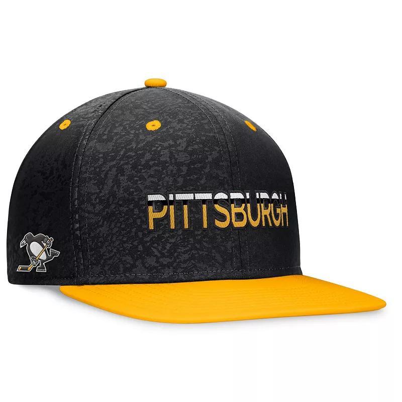 Mens Fanatics Black Pittsburgh Penguins Authentic Pro Alternate Jersey Snapback Hat - Black Product Image