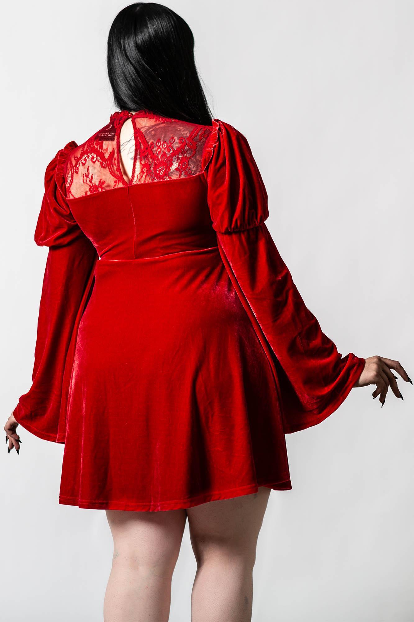 Crimson Kiss Dress [SCARLET] Female Product Image