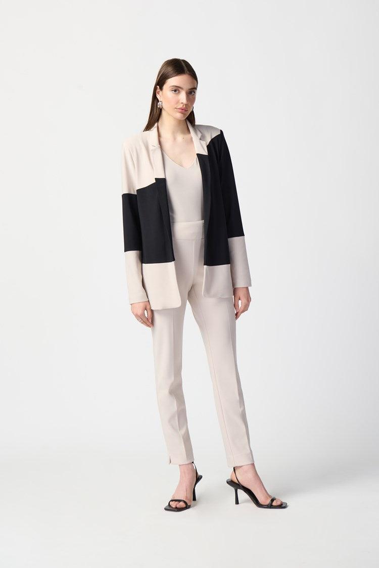 Joseph Ribkoff Color-Block Open Front Blazer Product Image