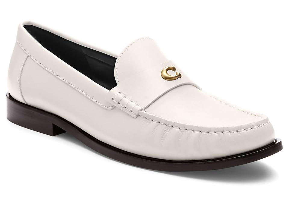 COACH Jolene Leather Loafer (Chalk) Women's Flat Shoes Product Image