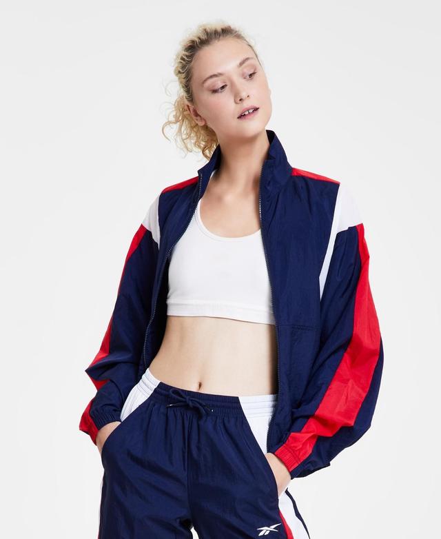 Women's Back Vector Colorblocked Track Jacket Product Image