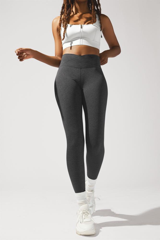 Crisscross Hourglass Legging™ - Dark Heather Grey Product Image