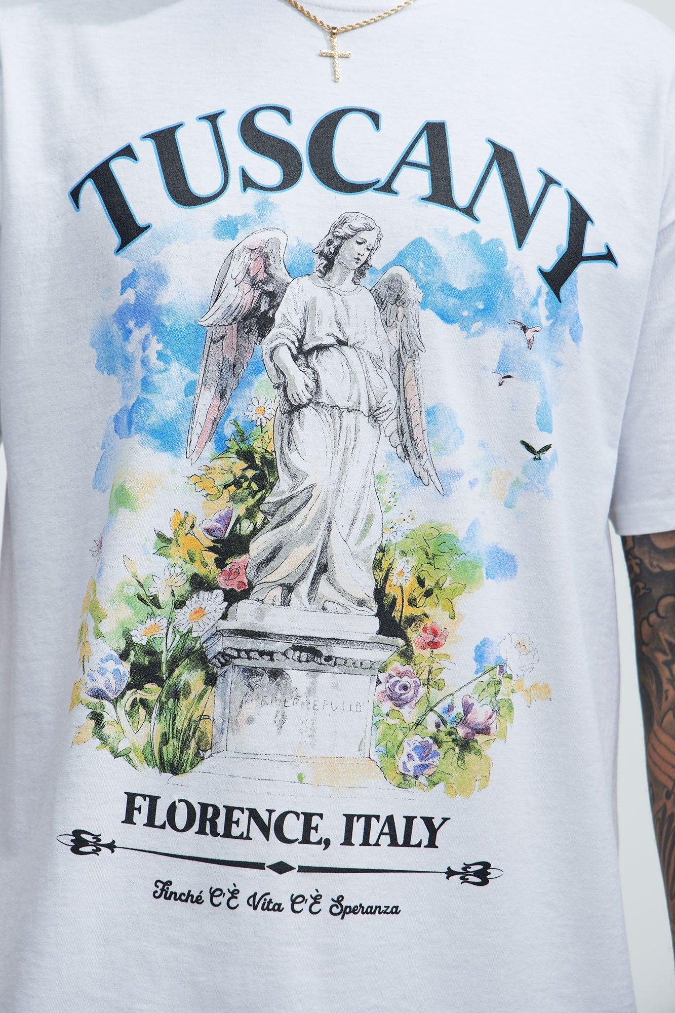 Tuscany Florence Italy Short Sleeve Tee - White Product Image