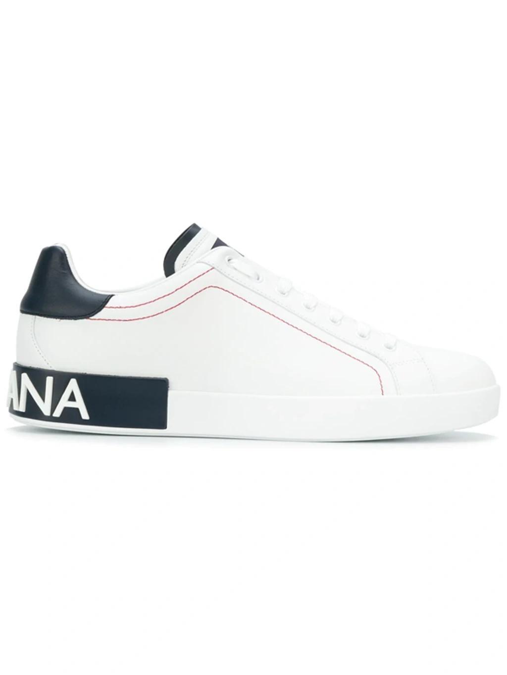 Portofino Lace-up Sneakers In White Product Image