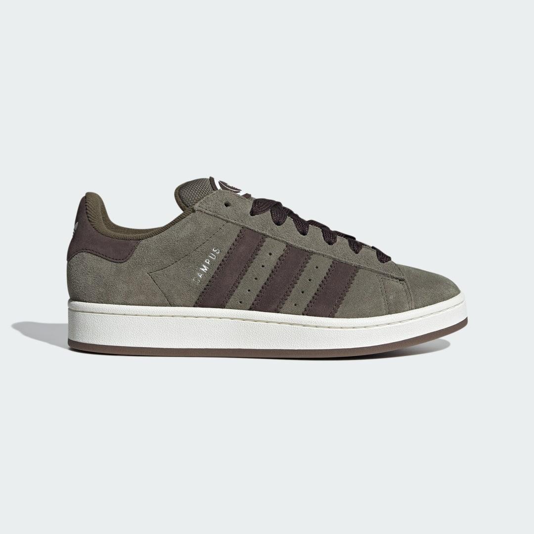 adidas Originals Mens Campus 00s - Shoes White/Olive Strata/Dark Brown Product Image