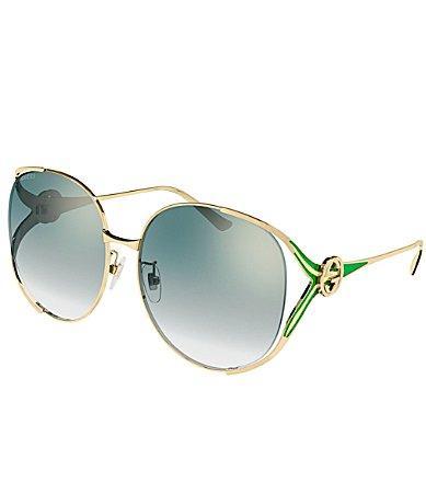 Womens 63MM Oversized Oval Sunglasses Product Image