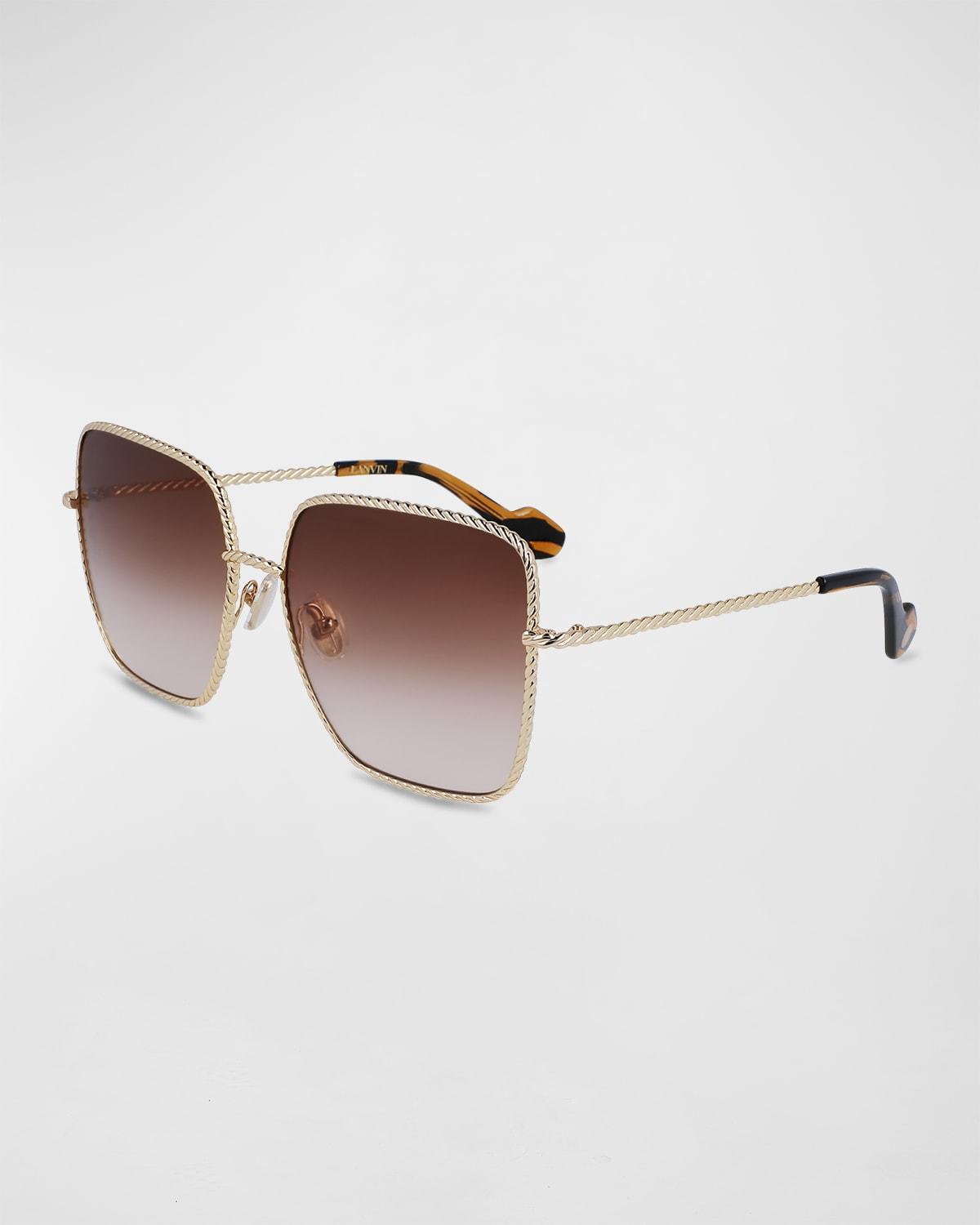 Lanvin Babe 59mm Gradient Square Sunglasses Product Image