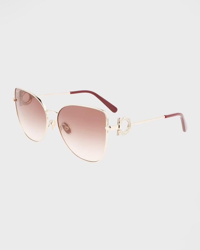 FERRAGAMO 59mm Gradient Sunglasses Product Image