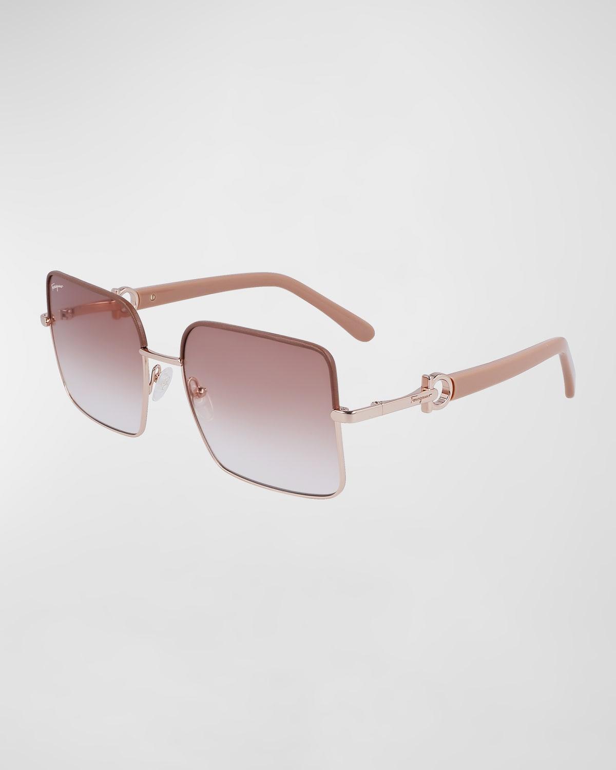 Gancio Square Mixed-Media Sunglasses Product Image