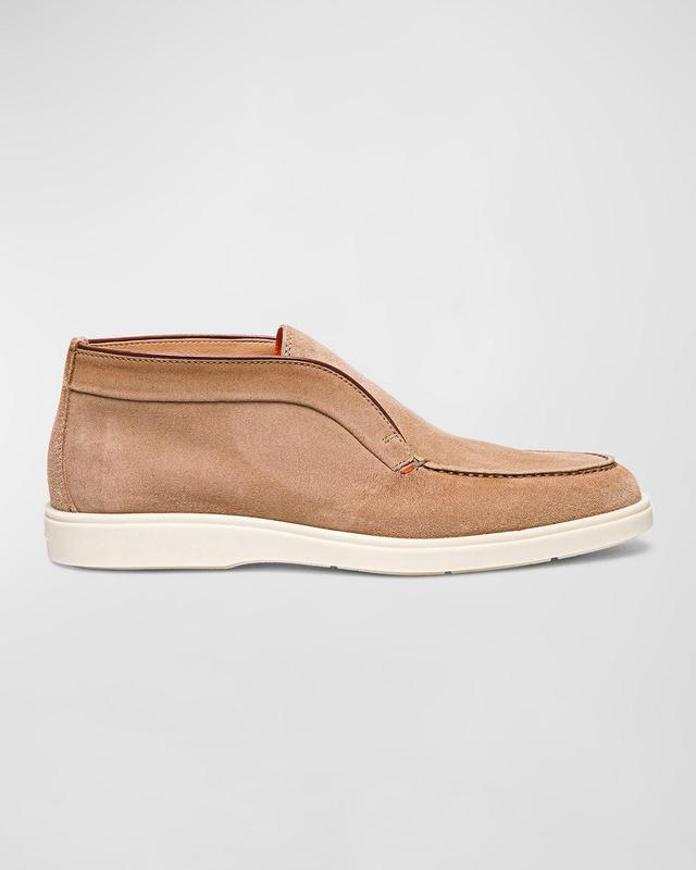 Mens Slip-On Suede Loafers Product Image