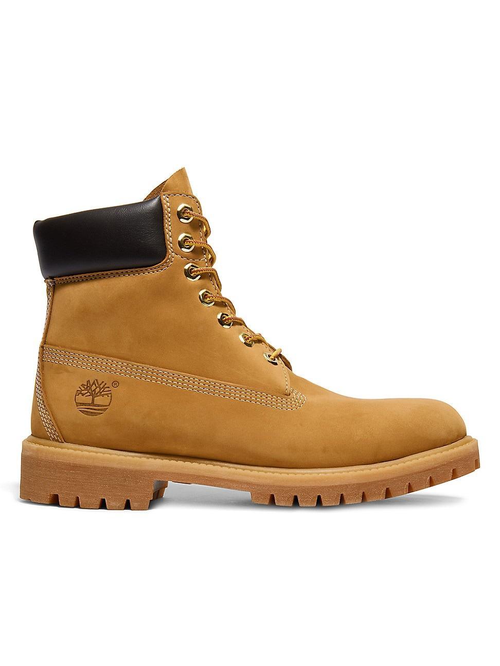 Timberland Mens Timberland 6 Premium Waterproof Boots - Mens Wheat Nubuck/Wheat Product Image